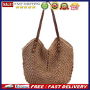 Women Hand Woven Large Shoulder Shopping Bag Bohemian Straw Beach Tote Handbags