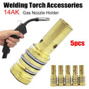 MIG MAG Welder Connecting Rods for 14AK Gas Nozzle Holder Contact Tip Holder