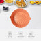 Silicone Air Fryer Liner Kitchen Baking Parchment Steamers Pads (Grey)