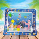 Inflatable Baby Pat Mat Early Education Water Play Mat (Square Mermaid) Newly