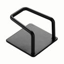 Stainless Steel Sink Sponges Holder Adhesive Drain Drying Rack (Black)