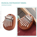 Musical Instrument Mahogany Wood Thumb Finger Piano Mbira Mini 8 Keys Kalimba