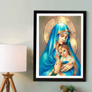 Mother Son 5D Round Diamond Painting DIY Embroidery Kits Needlework Set Art