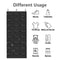 Hat Rack 24 Pocket Over-The-Door Cap Organizer for Baseball Cap (Black) Newly