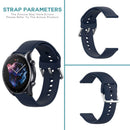 Smartwatch Band Strap for Amazfit GTR 3 Pro/3/2/2 eSIM Belt (Midnight Blue)
