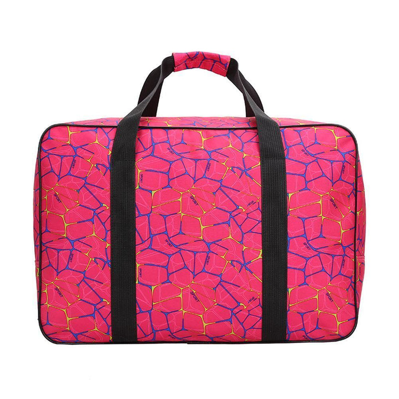 Unisex Large Capacity Travel Portable Tote Sewing Machine Bags(Rose Red)