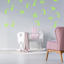 Easter Bunny PVC Stickers Glow in The Dark Luminous Decals Festival Decorat
