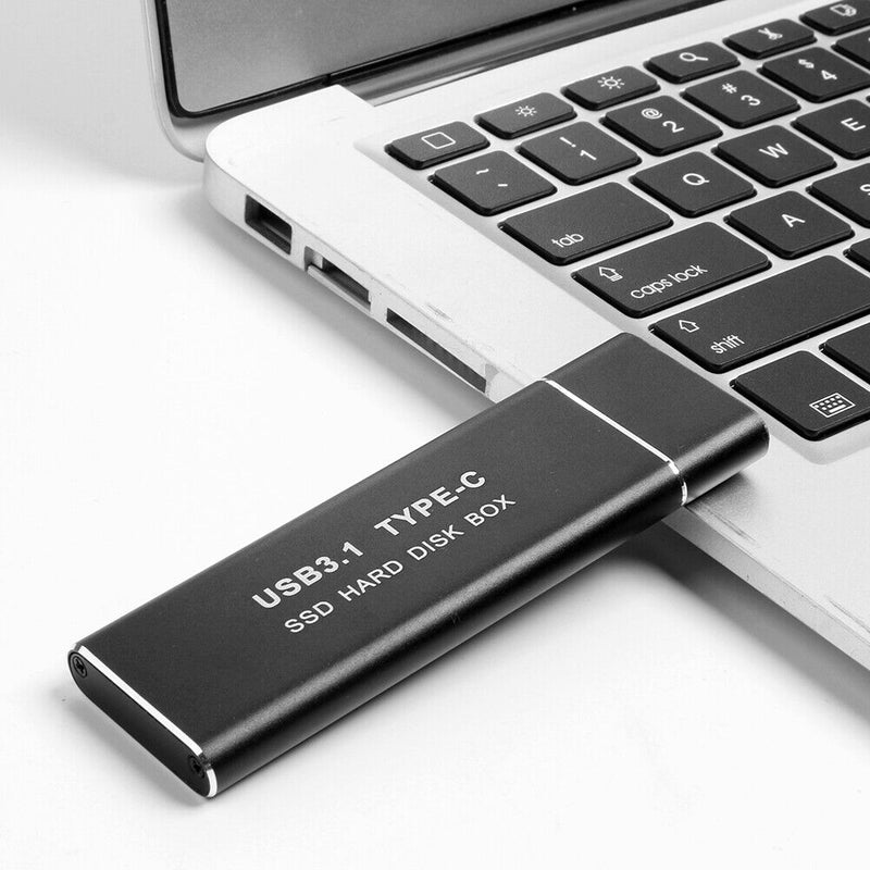 10Gbps M.2 NVME PCIe to USB3.1 GEN2 M Key SSD Enclosure (USB C-USB A)