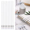 Writing Supplies White Color Shell Medium Nib Core Gel Pen Refills Black Ink