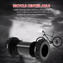 Lebycle Bottom Bracket Screw Type MTB Road Bike Aluminum Axis Part (Black)