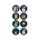 500pcs Labels Merry Christmas Design Stickers for Gift Envelope Sealing Stickers