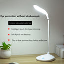 LED Table Lamp USB Eye Protection Touch Kids Bedroom Night Light (White) Newly