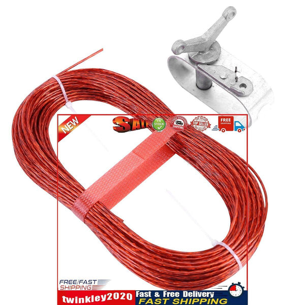 Swimming Pool Cover Cable Winch 100ft Aluminum Winch Winter Pool Cover (1) Newly