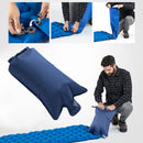 Outdoor Inflatable Mattress Bag Ultralight Camping Air Pouch (Navy Blue) Newly