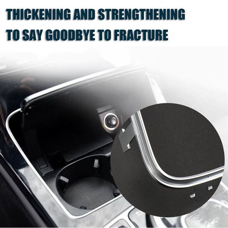 Center Console Ashtray Cup Holder Trim Chrome for Mercedes Benz W253 W205 15-20