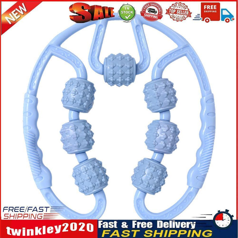 Trigger Point Relieve Muscle Roller Calf Leg Arm Pilates Massager (Blue) Newly