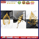 Frameless Golden Leaves Oil Paint by Numbers Kit Handpainted Artwork Wall C