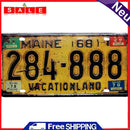 License Plate 284888 Metal Retro Tin Sign for Living Room Bar Club Cafe Decor