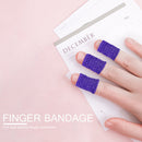 Self Adhesive Elastic Bandage Cross Stitch Finger Protector (Purple)