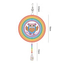 DIY Diamond Painting Double-sided Hanging Rotatable Wind Chime (GSP208) Newly