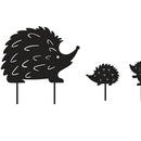 Garden Statue Pile Plug-in Posts Standing Hedgehog Decoration Silhouette Stakes
