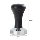 Coffee Tamper Powder Hammer Press Wooden Handle Espresso Coffee Maker Grinder