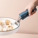 Camping Frying Pan Tongs Gripper Stainless Steel Cookware Holder Clip Clamp