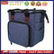 Knitting Bag Yarn Wool Crochet Storage Sewing Needle DIY Organizer (Blue)