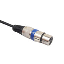 XLR 3pin Female to 3.5mm Male TRS Male Audio Converter Cable Audio