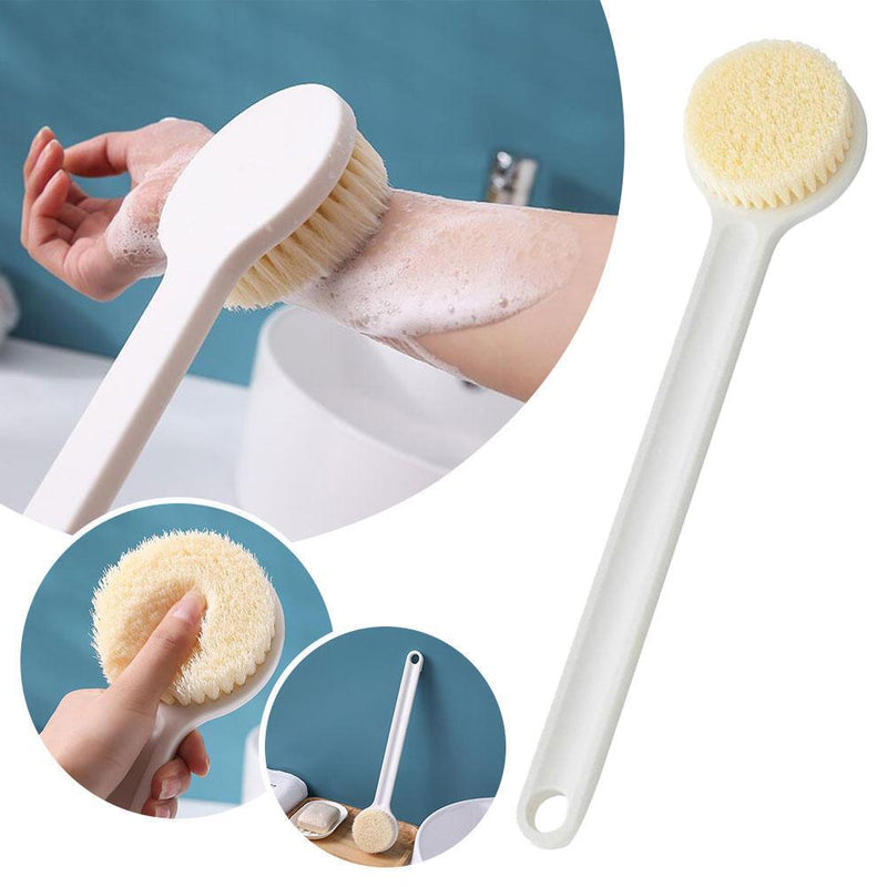 Body Brush Shower Scrubber Lotion Applicator Sponge Bath Back Brush Long Handle`