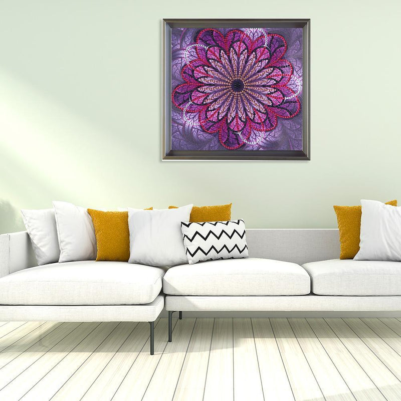 5D DIY Special-shaped Diamond Painting Cross Stitch Mosaic (H091 Flower) Newly
