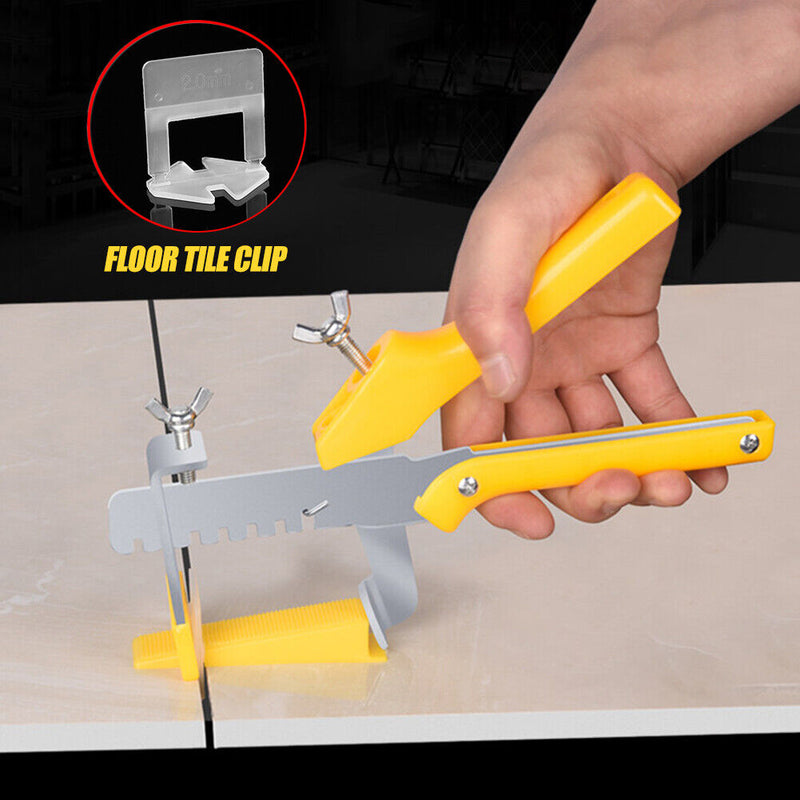 100pcs Plastic Ceramic Leveling System Wedges Clips Flooring Tools (2.0mm) Newly