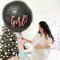 36inch Girl or Boy Gender Reveal Latex Confetti Balloon Baby 8U7Y Party M5E1