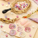 Retro Invitation Envelope Letter Card Sealing Wax Beads Tablet Pill Tools Set