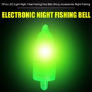 5pcs Fishing Bells Alarm Night Luminous Fishing Rod Tip Bite LED Light Ring Bell