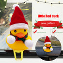 Scooter Bike Helmet Mini Duckling Bamboo Dragonfly Car Dashboard Ornament Dec