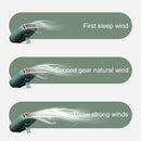 #A Portable USB Hanging Neck Fan Outdoor Sports Travel Desktop Silent Cooling Fa