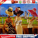 Painting By Numbers Kit DIY Gossip Women Canvas Oil Art Picture Home Decor