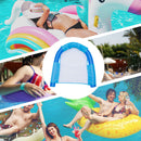 Floating Pool Noodle Chair - Water Hammock Multi-Purpose (7.5x150cm Blue) Newly