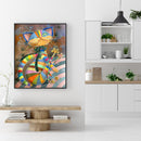 Colorful Cat No Frame Pictures By Number DIY Digital Coding Oil Painting
