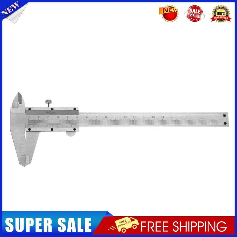 Vernier Caliper 0-150mm 0.02mm Metal Calipers Gauge Measuring Tools