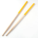1 Pair Anti-slip 5A Music Band Maple Wood Oval Tip Drum Sticks (Yellow) Newly