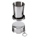 Stainless Steel Foldable Cup Outdoor Camping Travel Portable Teacup (150ml)