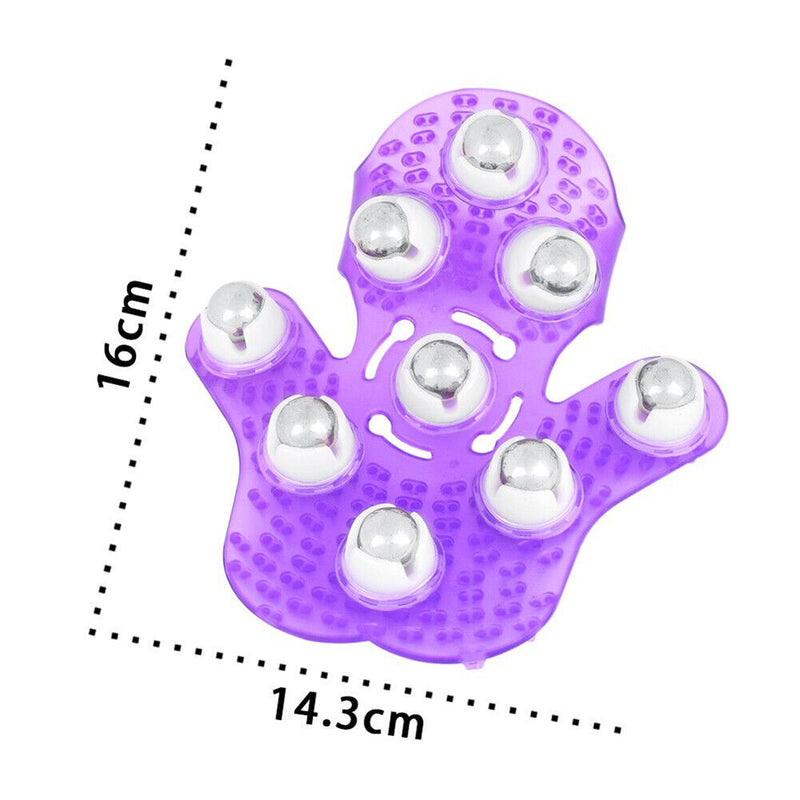Roller Ball Anti-cellulite Muscle Body Massage Glove Neck Back Face Lift Tools