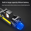 Bright LED Headlamp Rechargeable Waterproof Work Flashlight Torch for Campi