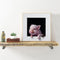 Pig and Mouse Oil Paint By Numbers DIY Handpainted on Canvas Home Decorations