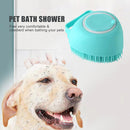 Soft Pet Dog Bath Shower Shampoo Brush SPA Massage Clean Scrubber (Blue) Newly