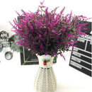 Artificial Plant Lavender Flower Home Desk Outdoor Garden Decor (Red Lotus)