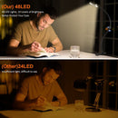 Reading Lamp Light Stand Adjustable Brightness Selfie Ring Light Live Stream
