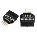 USB 3.0 20-Pin to USB 2.0 9-Pin Adapter Front Panel Connector Converter (B)